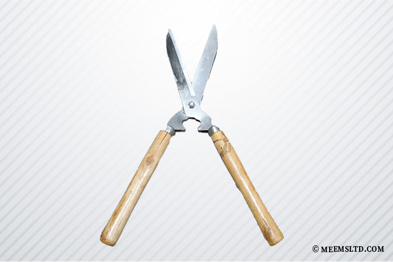 Hedge shear wooden handle 10_